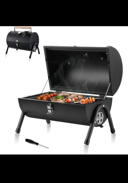 Foldable Portable Barrel Barbecue grill - Enkaji Households