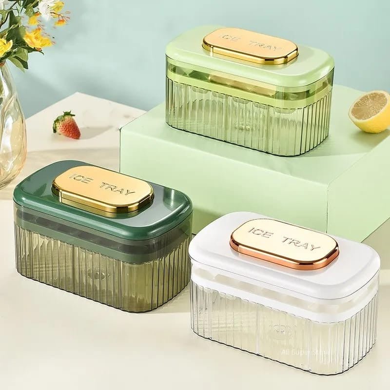 Food Grade Press type Ice box with scoop - Enkaji Households