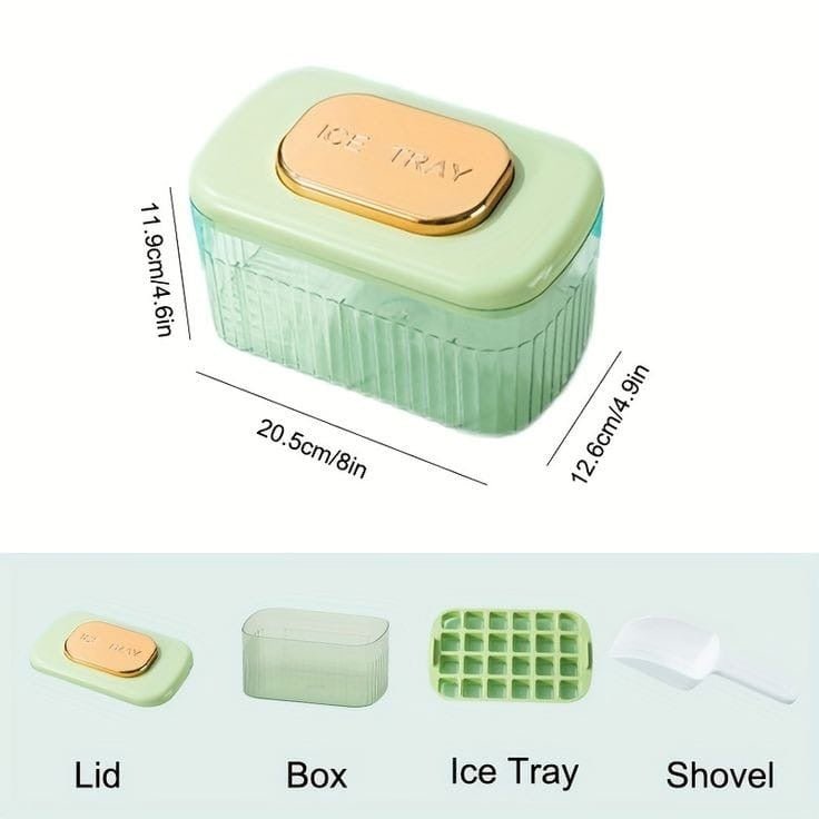 Food Grade Press type Ice box with scoop - Enkaji Households