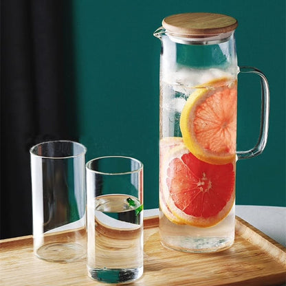 Glass Borosilicate Water Pitcher - Enkaji Households