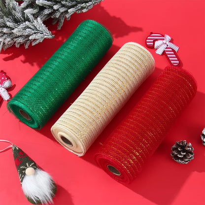 Glitter Mesh Ribbon – DIY Christmas & Wedding Decor - Enkaji Households