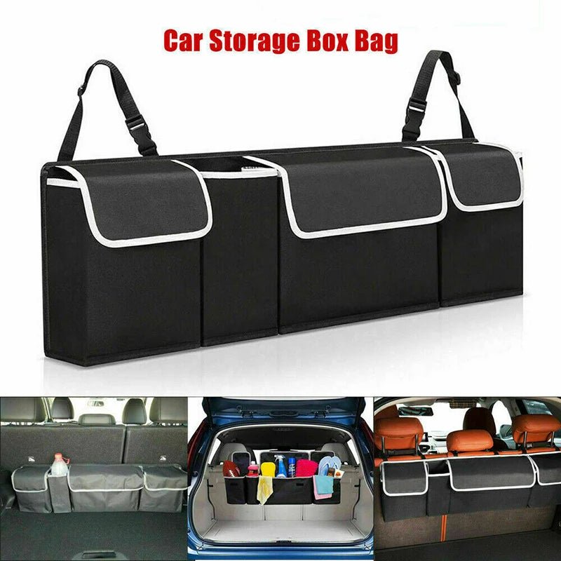 Hanging Car Trunk Organizer / Back SeaT Storage Organizer - Enkaji Households