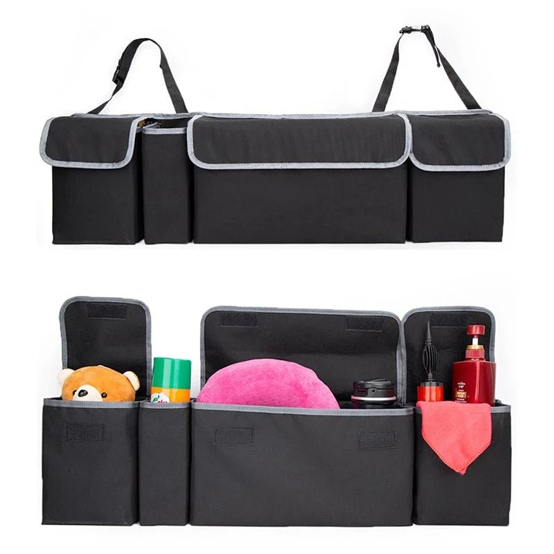 Hanging Car Trunk Organizer / Back SeaT Storage Organizer - Enkaji Households