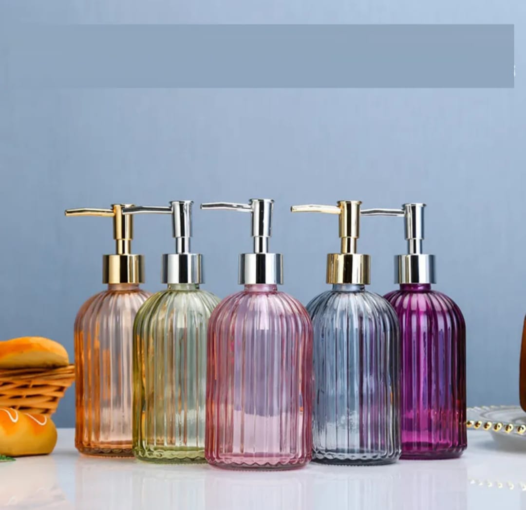 High quality glass soap/lotion dispenser - Enkaji Households