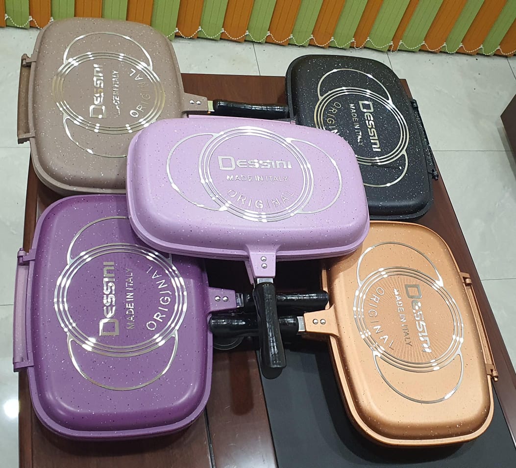 High - Quality Original GRANITE DESSINI GRILL PAN - Enkaji Households