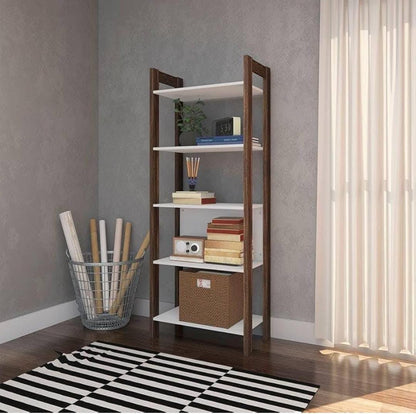 Home Lean 4 Tier Bookcase/Display Cabinet - Enkaji Households