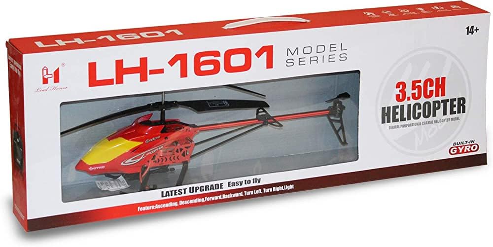 Jack Royal 3.5 CH Remote Control Jumbo RC Helicopter – Alloy Material with Built - In Gyro Technology - Enkaji Households