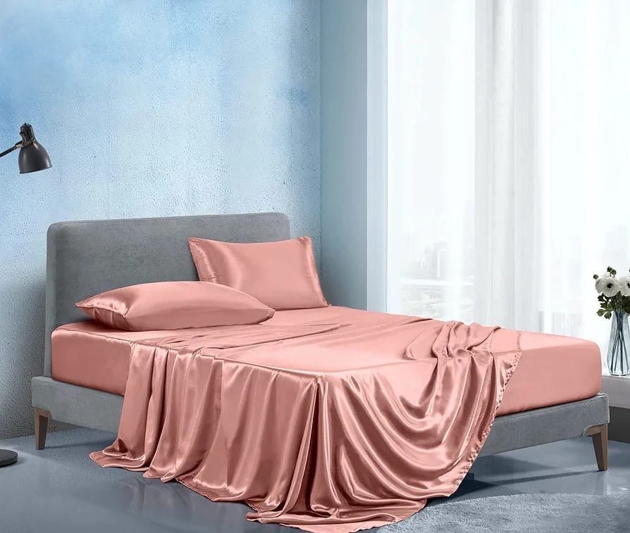 King size - Luxury Silky soft Mulberry Fitted Bedsheets - Enkaji Households