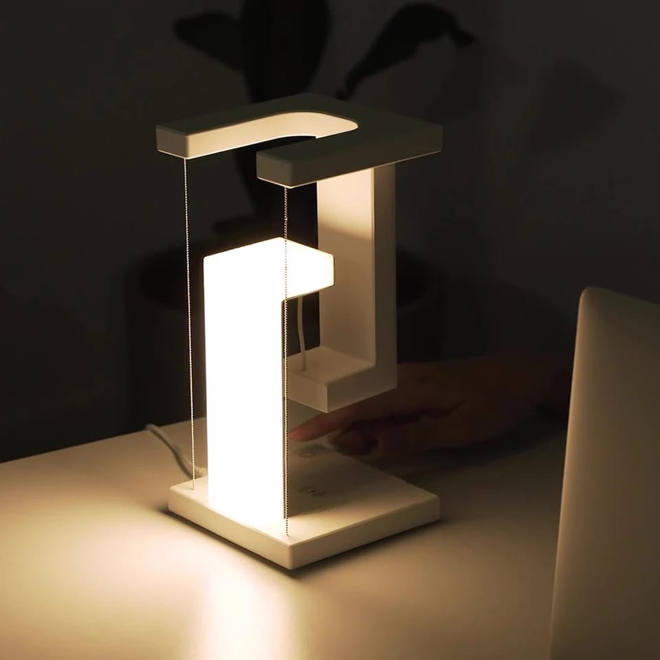 LED Antigravity Night Light with Wireless Charger - Enkaji Households