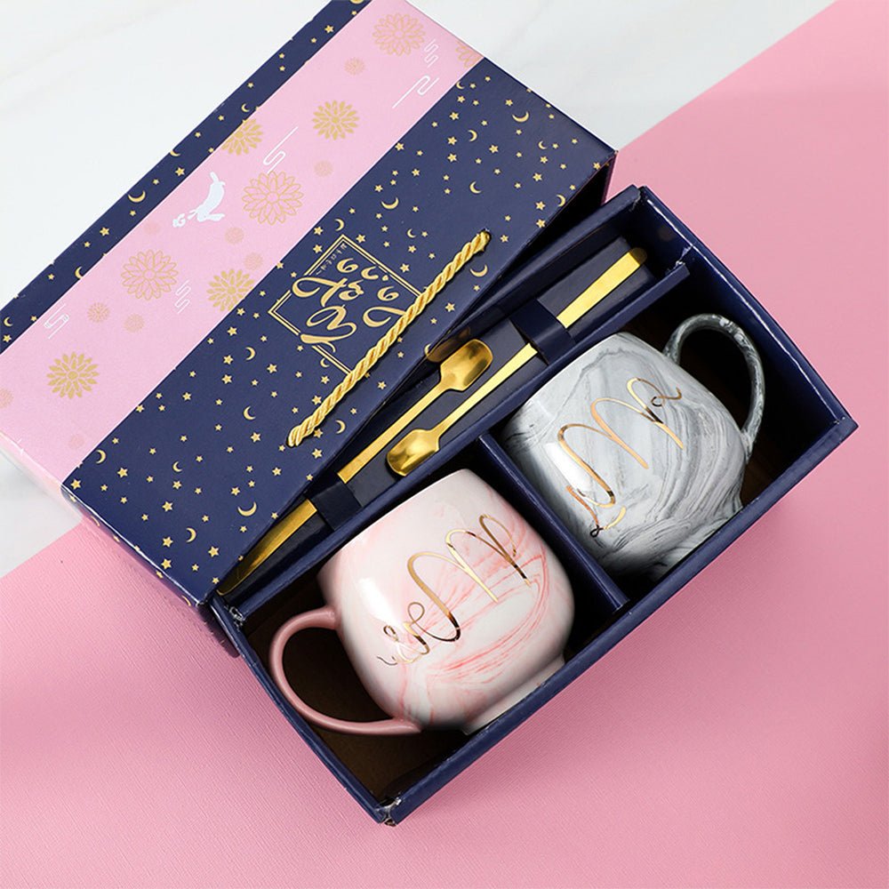 Luxurious Couple Cup Set + Gift Box - Enkaji Households