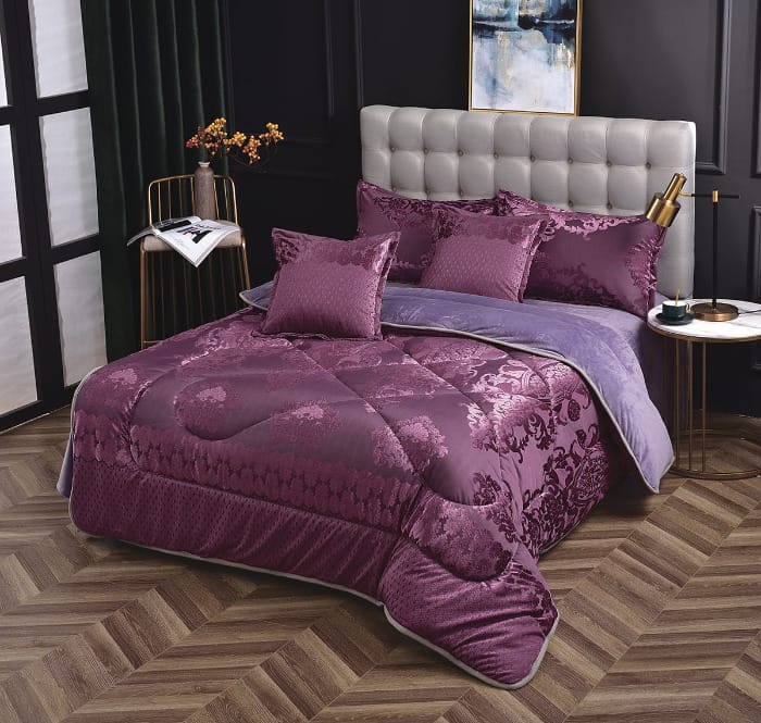 Luxurious Silk Duvet Set – 6 - Piece Bedding for Ultimate Comfort and Elegance - Enkaji Households