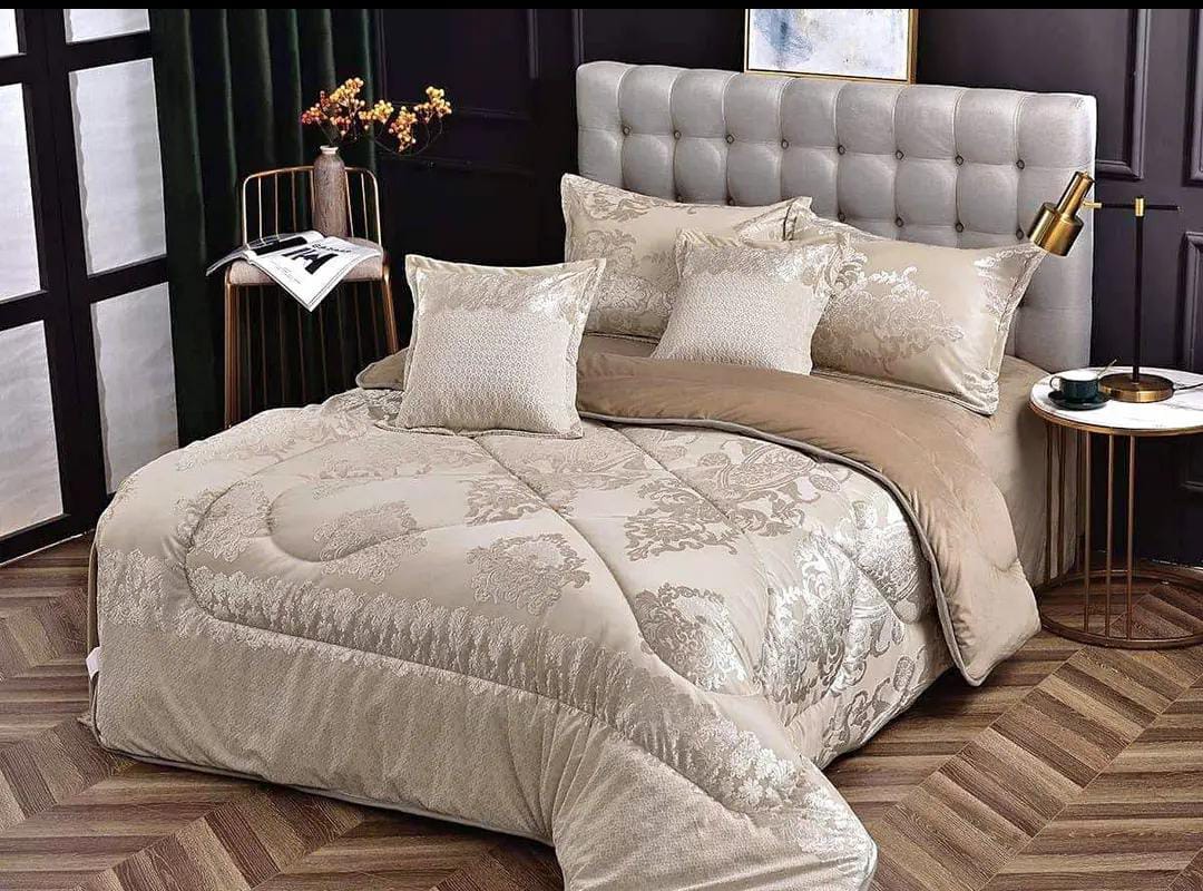 Luxurious Silk Duvet Set – 6 - Piece Bedding for Ultimate Comfort and Elegance - Enkaji Households