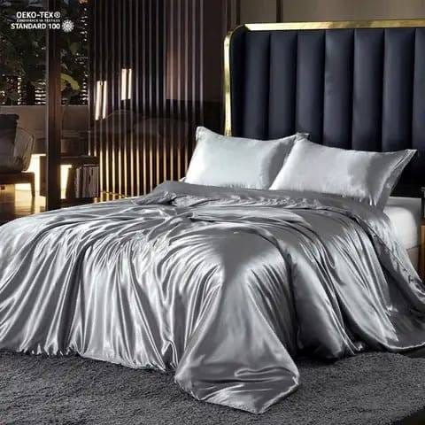 Luxury 100% Mulberry Silk Duvet Cover Set – Ultimate Comfort &amp; Elegance - Enkaji Households