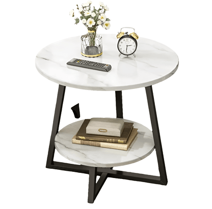 luxury double layered side table - Enkaji Households