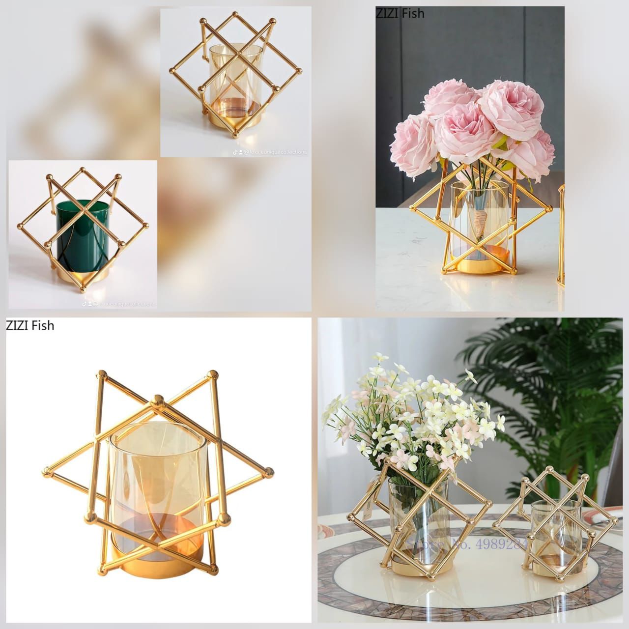 Luxury Flower Pot/Candle Holder – Modern Minimalist Décor - Enkaji Households