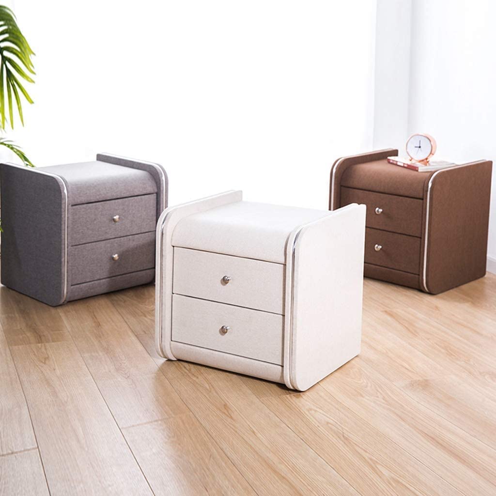 Luxury Nordic Bedside Table with 2 Drawers – Elegant and Functional - Enkaji Households