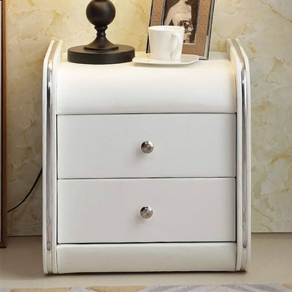 Luxury Nordic Bedside Table with 2 Drawers – Elegant and Functional - Enkaji Households