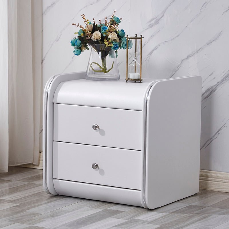 Luxury Nordic Bedside Table with 2 Drawers – Elegant and Functional - Enkaji Households