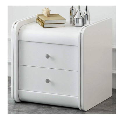 Luxury Nordic Bedside Table with 2 Drawers – Elegant and Functional - Enkaji Households