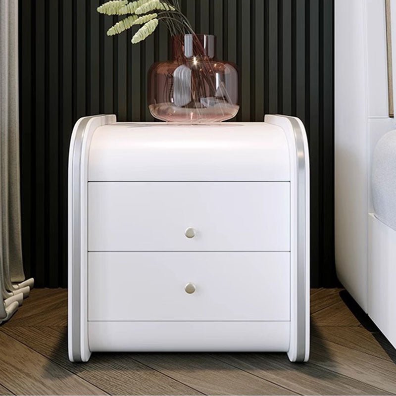 Luxury Nordic Bedside Table with 2 Drawers – Elegant and Functional - Enkaji Households