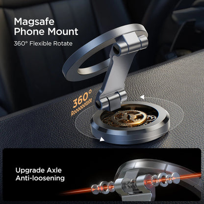 Magnetic Car Cell Phone Holder - 360° Swivel Adjustable Back Sticker Holder - Enkaji Households