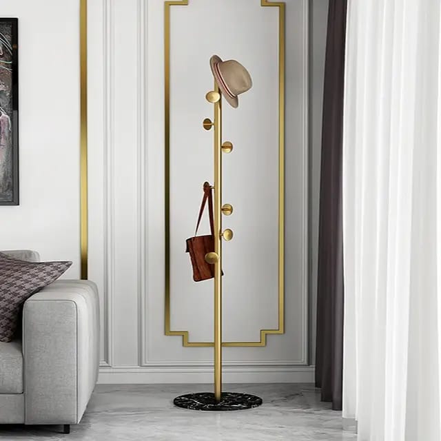 Marble base luxury coat rack - Enkaji Households