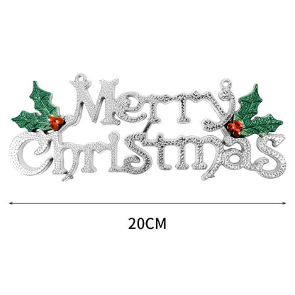 Merry Christmas Letter Hanging Sign - Enkaji Households