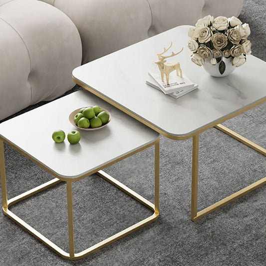 Modern Nesting Table Square Stackable Coffee Table Set - Enkaji Households