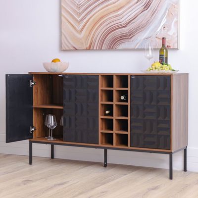 Modern Sideboard with Wine Rack - Enkaji Households