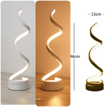 Modern spiral LED Lighting - Enkaji Households