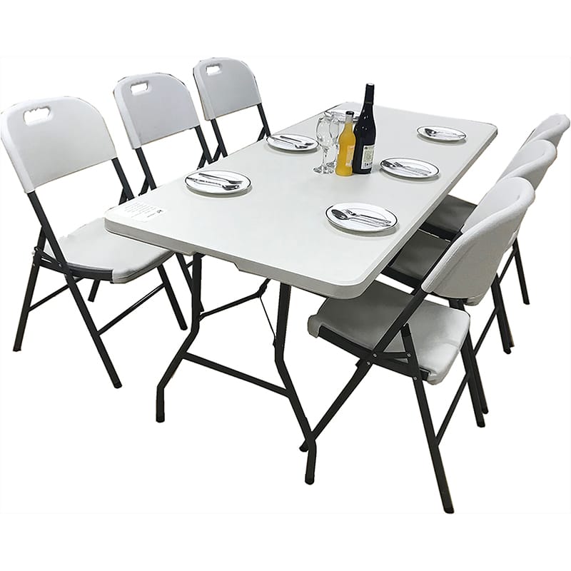 Moulded Plastic Foldable Table - Enkaji Households