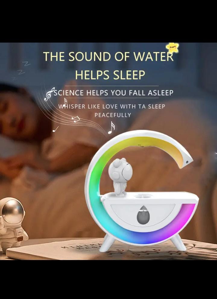 Multicolour multifunction bluetooth speaker/anti - gravity droplets humidifier - Enkaji Households