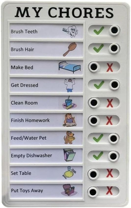 My Chores Kids Checklist – Customizable Daily Routine Chart - Enkaji Households