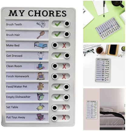 My Chores Kids Checklist – Customizable Daily Routine Chart - Enkaji Households