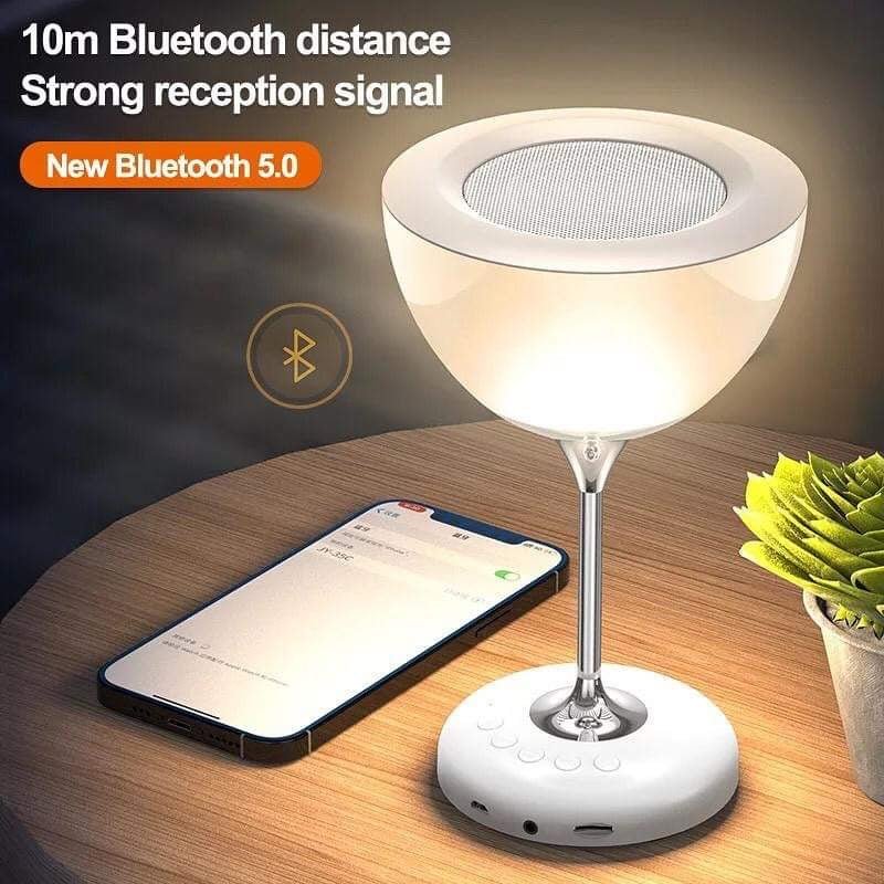 Novel Wine Glass Bedside Lamp - Enkaji Households