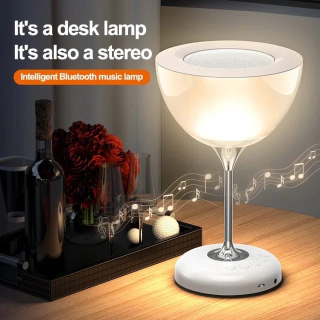 Novel Wine Glass Bedside Lamp - Enkaji Households