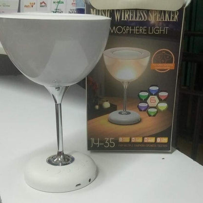 Novel Wine Glass Bedside Lamp - Enkaji Households