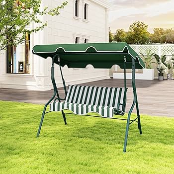 Outdoor Swing Chair with Canopy - Enkaji Households