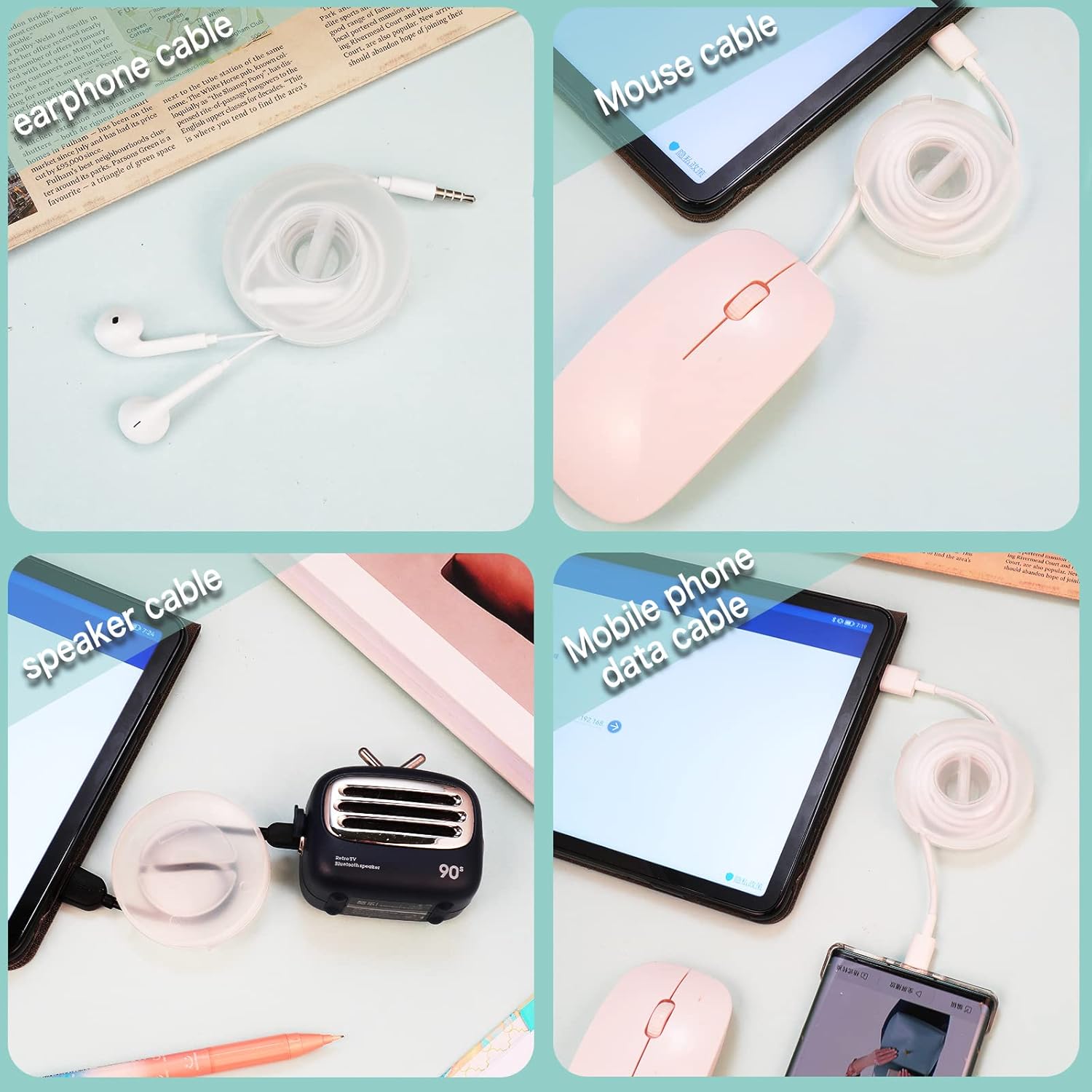 Portable Charging Cord Organizer - Enkaji Households