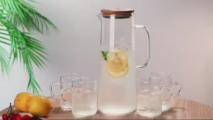 Glass Borosilicate Water Pitcher