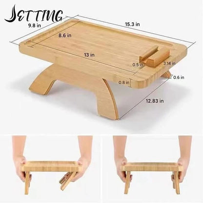 Rectangular Bamboo Sofa Tray - Enkaji Households