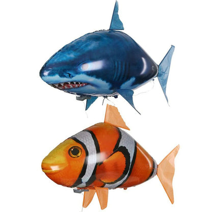 Remote Control Shark Toy – Air Swimming Fish RC Balloon - Enkaji Households