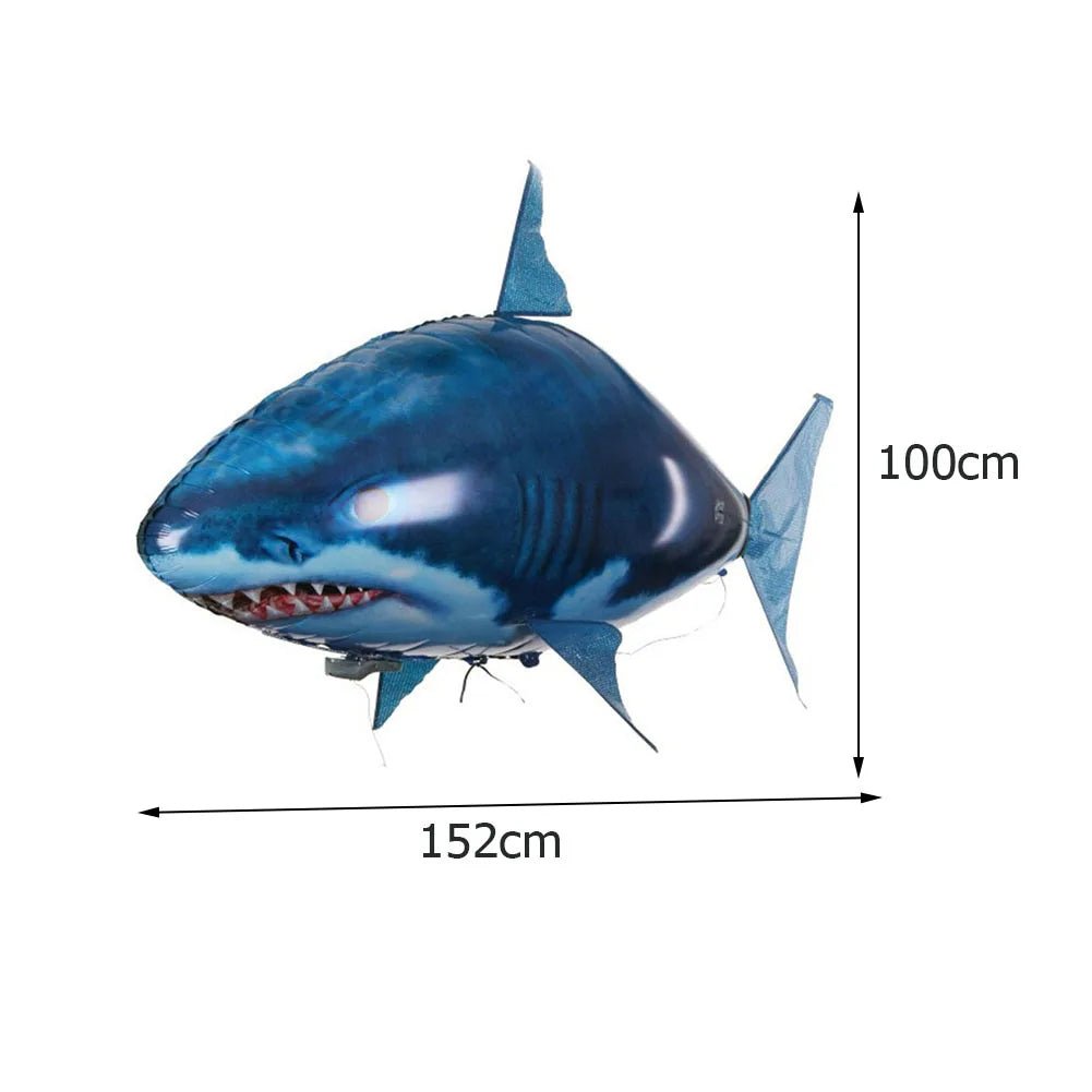 Remote Control Shark Toy – Air Swimming Fish RC Balloon - Enkaji Households