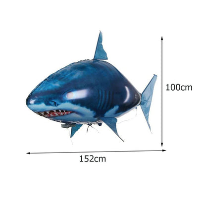 Remote Control Shark Toy – Air Swimming Fish RC Balloon - Enkaji Households