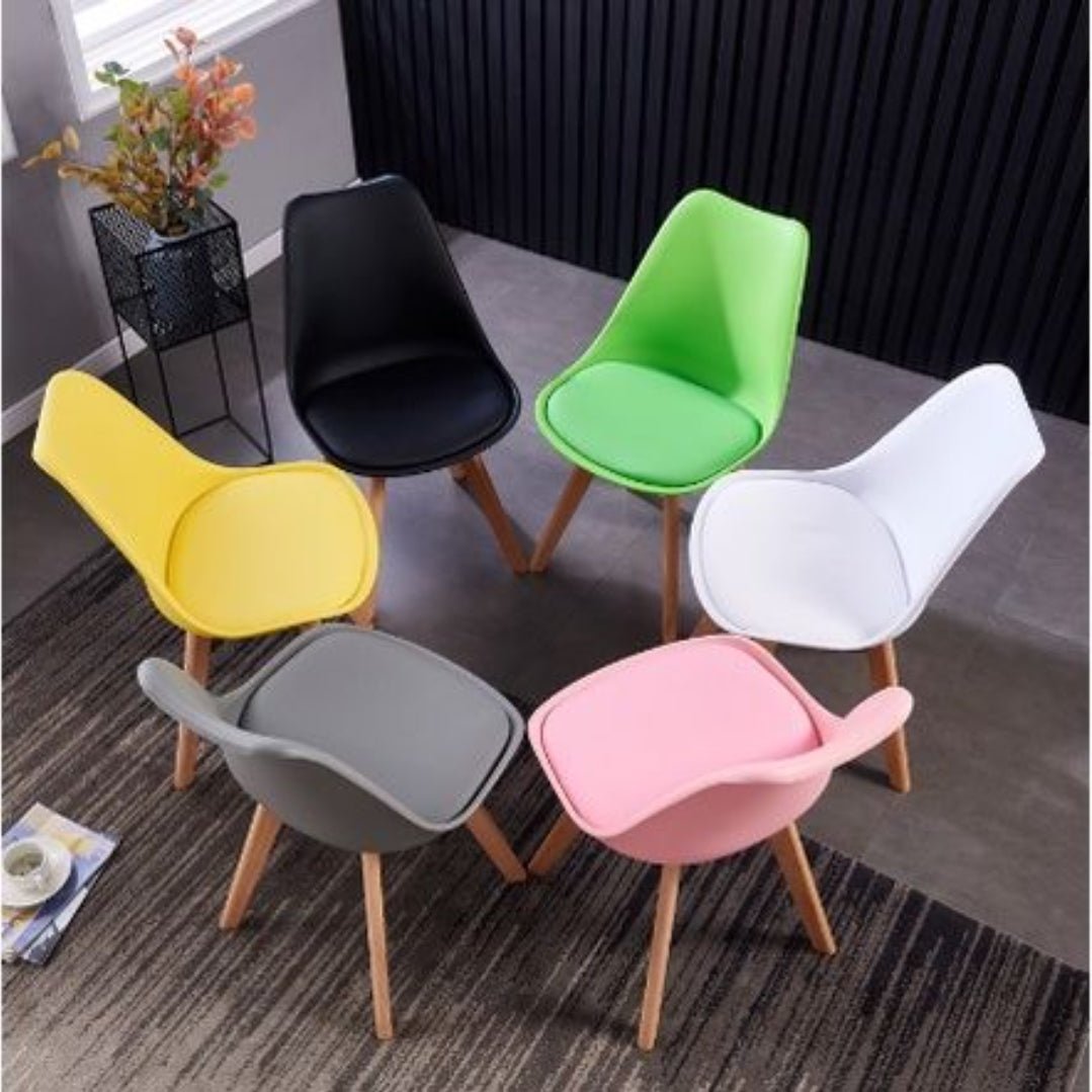 Retro Tulip Style Dining Chairs - Enkaji Households