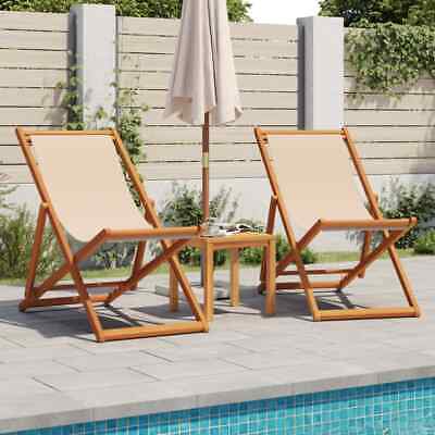 Adjustable Wooden Deck Chair