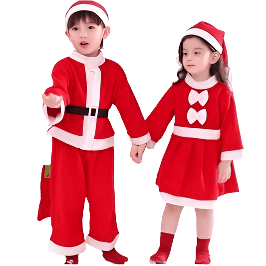 Santa Claus kids Christmas costume - Enkaji Households