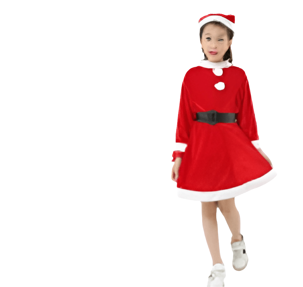 Santa Claus kids Christmas costume - Enkaji Households