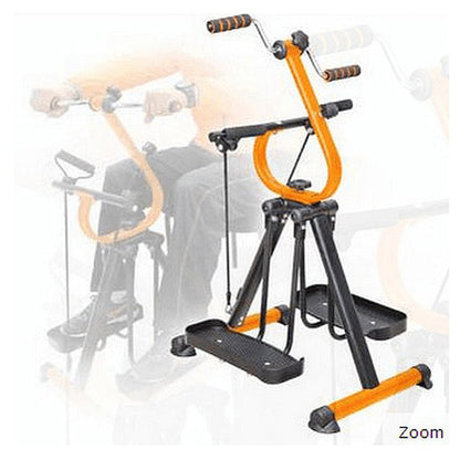 Seated Pedal Exerciser – Full - Body Arm & Leg Resistance Trainer - Enkaji Households