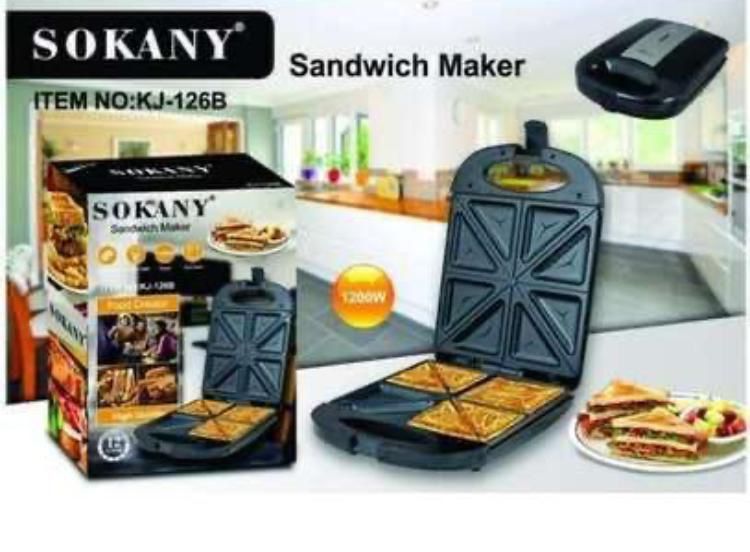 Sokany Sandwich maker - Enkaji Households